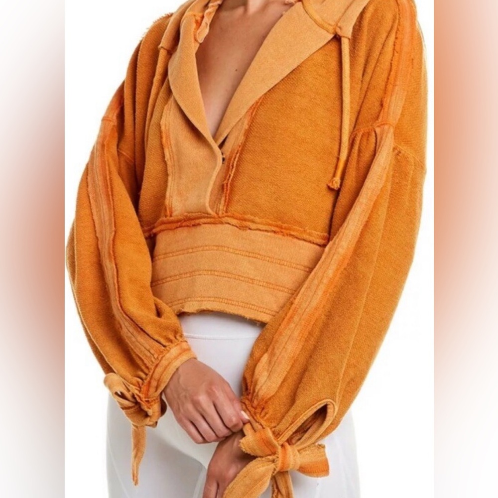 #452 Free People Movement Half Court Sweat in Paprika size Medium - Picture 2 of 7